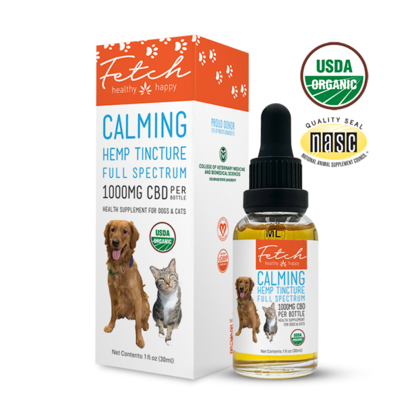Organic Fetch Tincture | CBD Oil For Pets