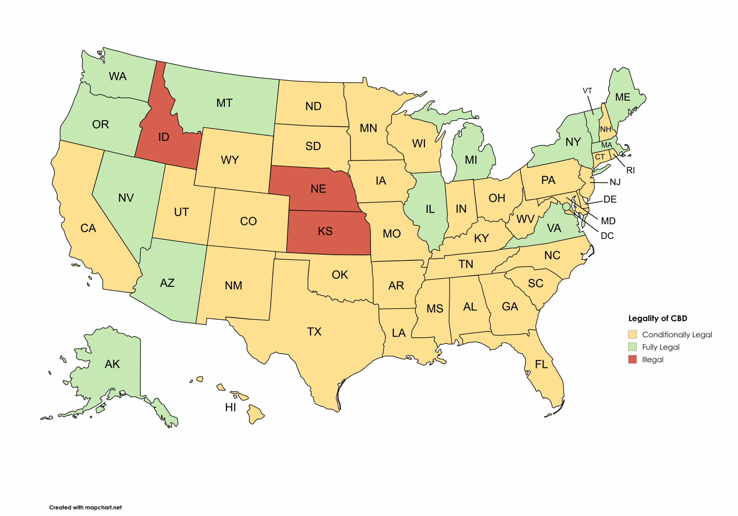Is CBD Legal? | Why Some States Are Still Blocking the Cannabis Industry and What Is Likely to Happen 2 Legality of CBD1 scaled
