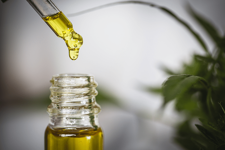 can you overdose on cbd? how much cbd is enough? blog - image of hemp oil being dropped