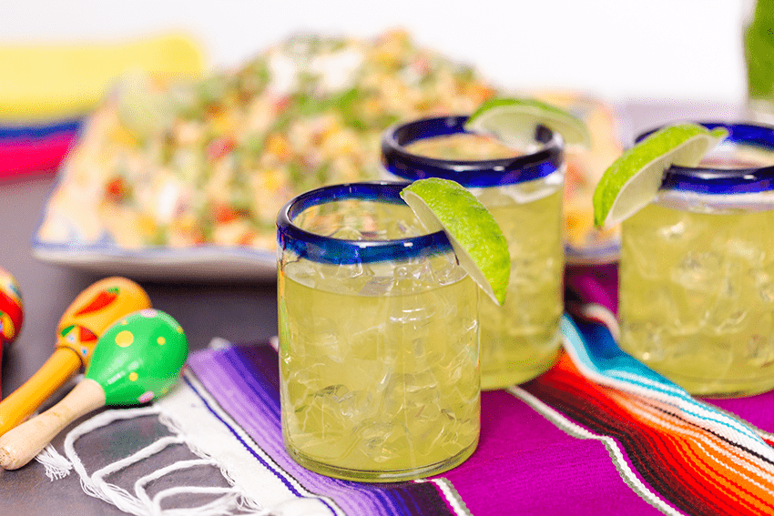 Cinco de Mayo CBD recipes blog | CBD infused food | Image of margs