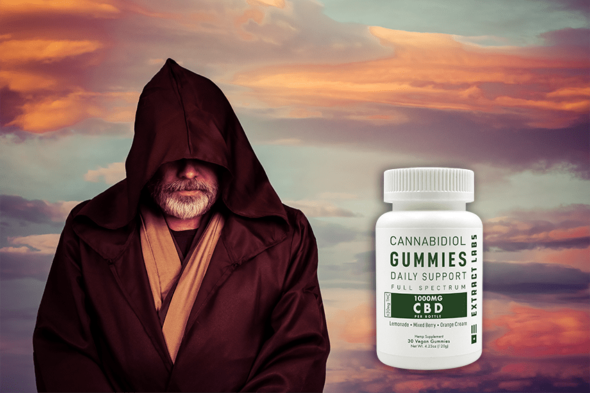 5 Ways CBD Can Help You Use The Force | May the Fourth be With You 1 may the fourth be with you | 5 ways cbd can help you | star wars fun blog | image of star wars character with cbd gummies