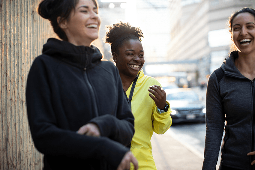 CBD for Mental Health | Mental Health Month | 5 Ways to Use CBD For Mental Health Blog | Image of group laughing together