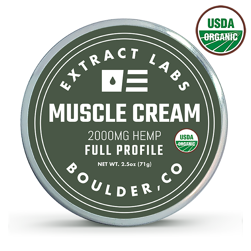 image of Organic Hemp Muscle Cream - 11/6/24