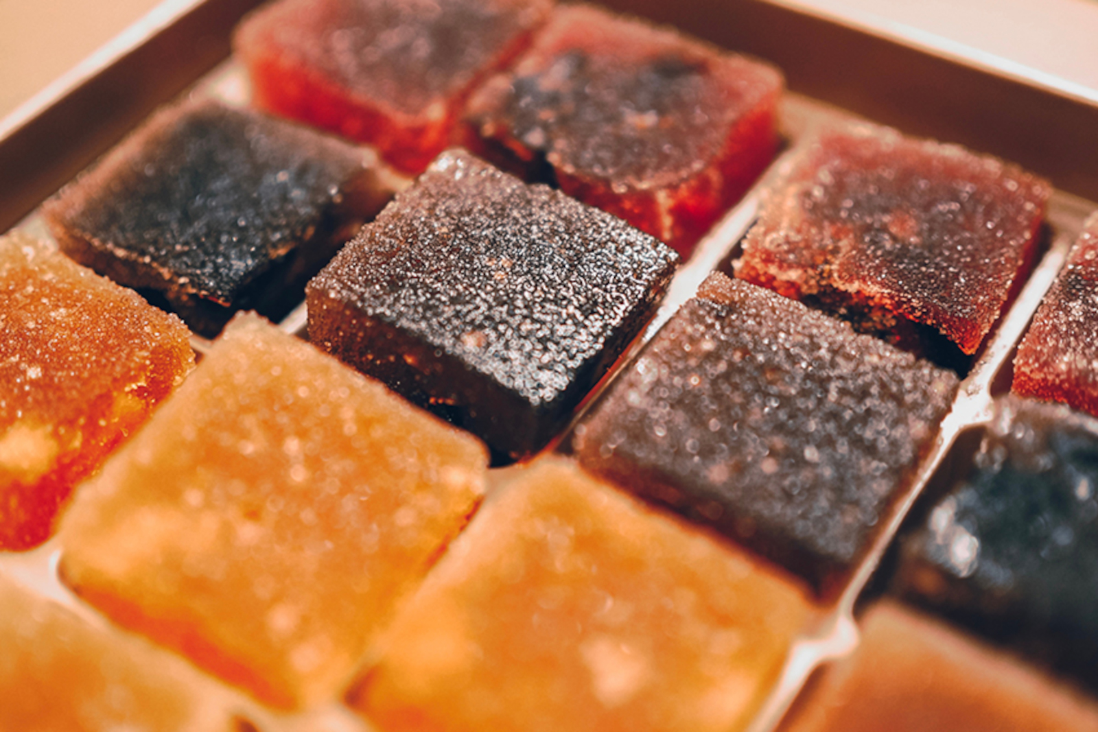 image depicting a couple of the CBD gummy flavors that you can make.