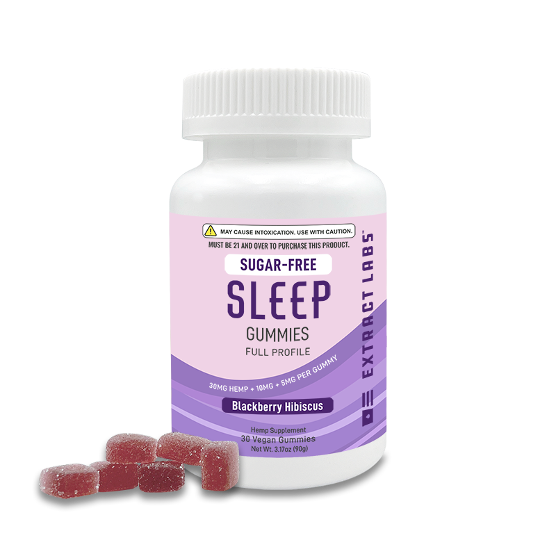 Sleep SugarFree Gummies BlackberryHibiscus Meta