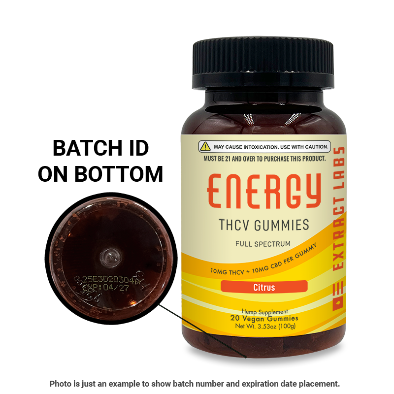 THCV Gummies | Energy Gummies | Citrus Flavored