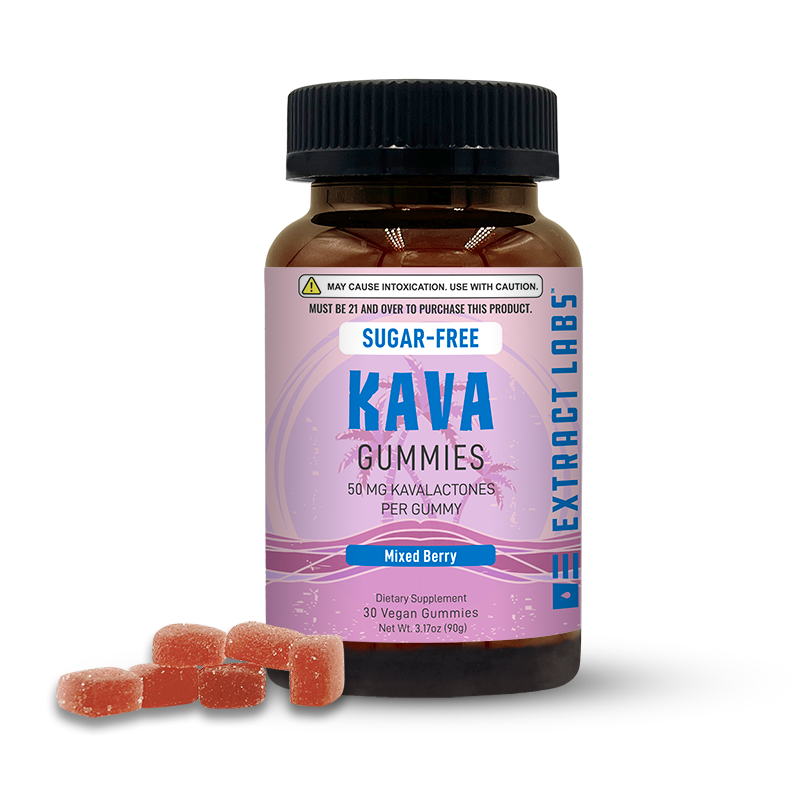Sugar Free Kava Gummies | Mixed Berry
