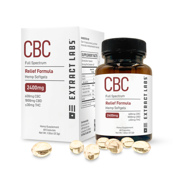 front image of Relief Formula CBC Softgel Capsules