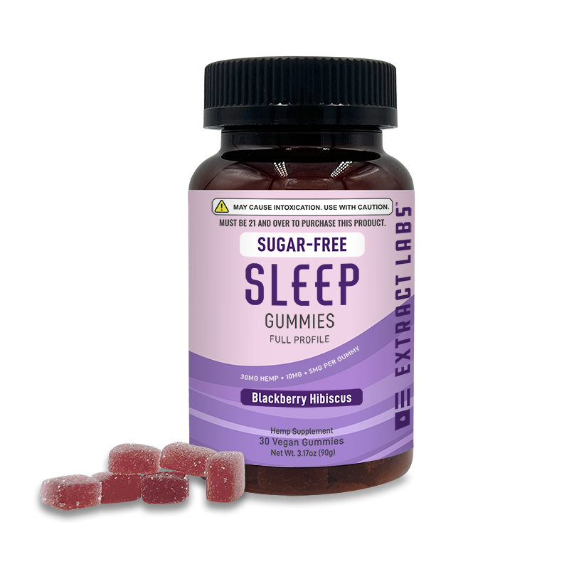 Sleep SugarFree Gummies BlackberryHibiscus Meta