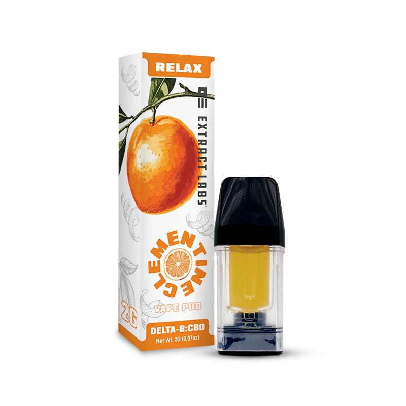Delta 8 Relax Pod | Clementine | Sativa
