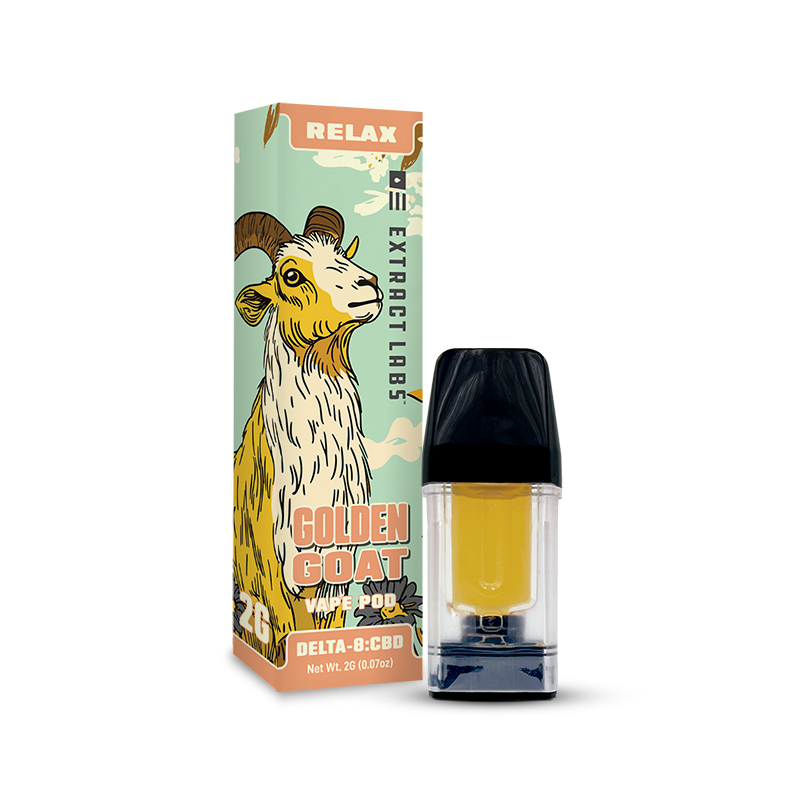 Delta 8 Relax Pod | Golden Goat | Sativa