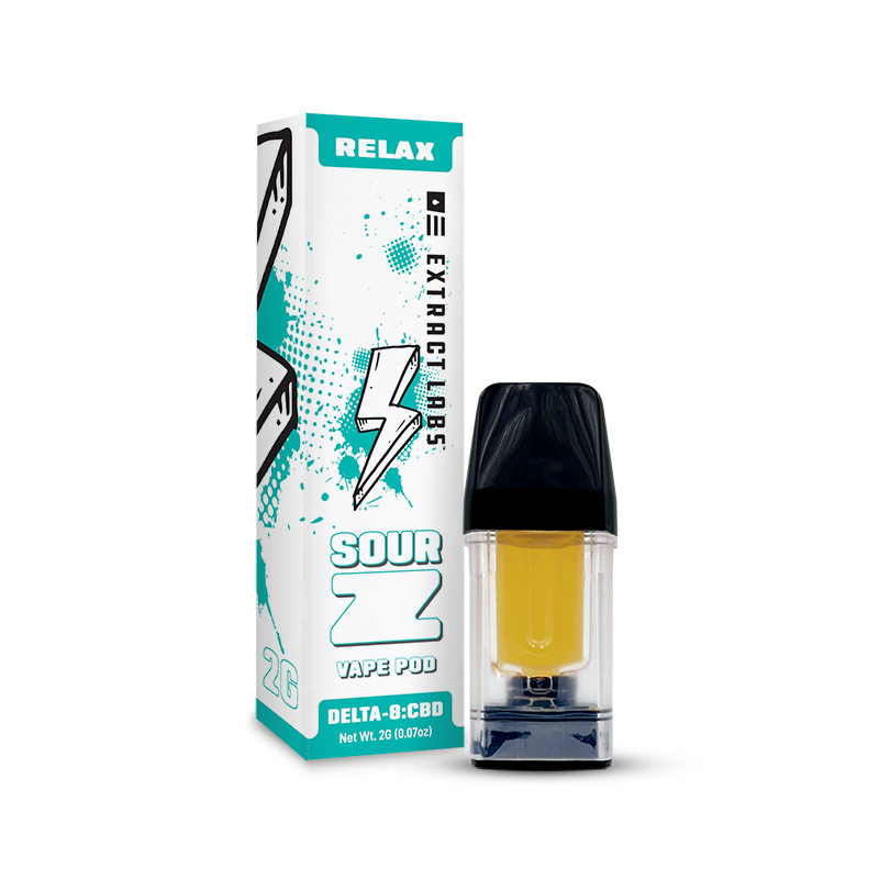 Delta 8 Relax Pod | Sour Z | Hybrid