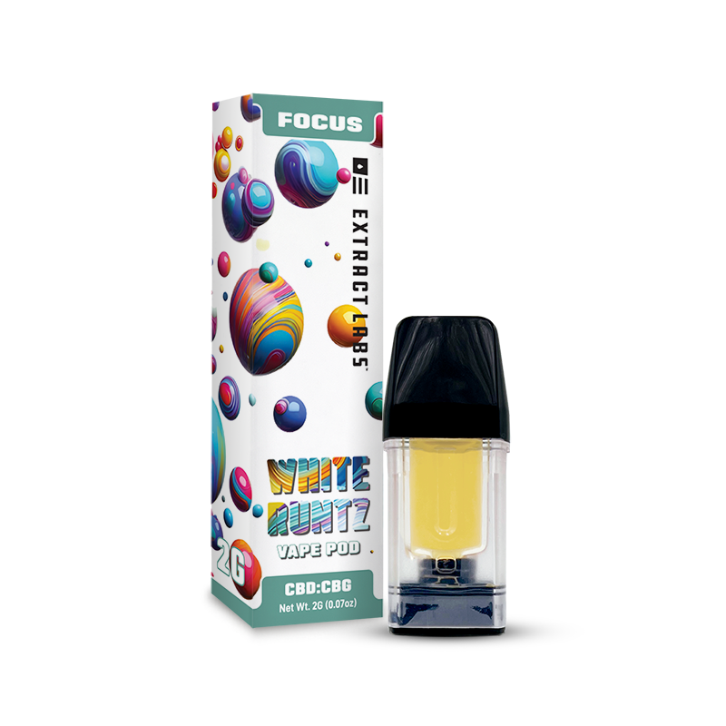 CBD Focus Pod | White Runtz | Hybrid