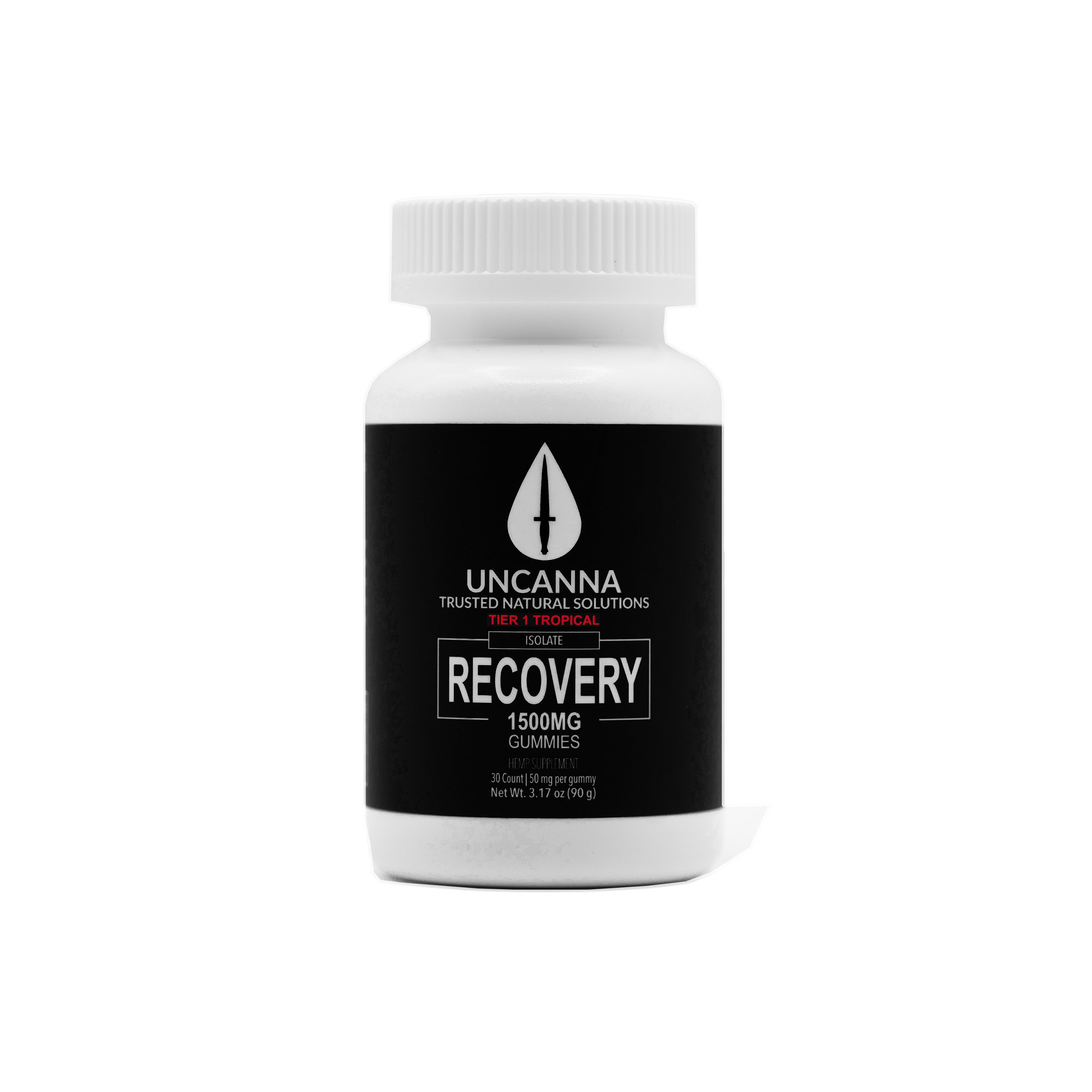 Uncanna – 1500mg Isolate Recovery Gummies