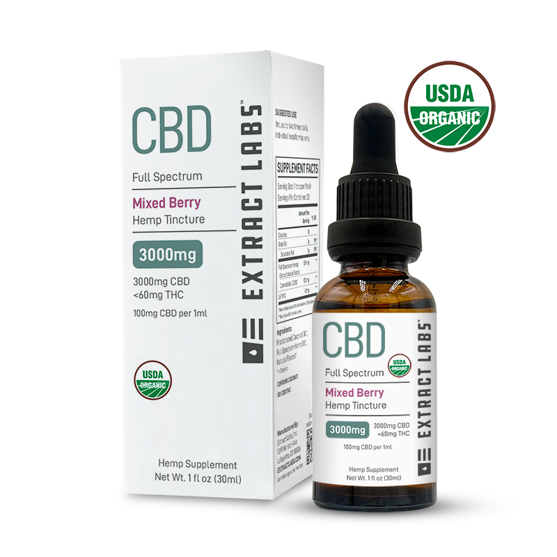 Organic CBD Oil | Mixed Berry Flavor