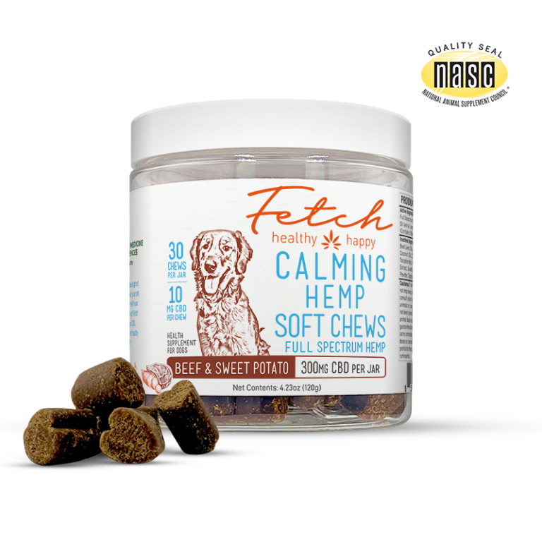 Calming Hemp Soft Chews for Dogs | Sweet Potato & Beef