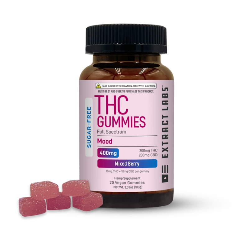 Sugar Free Delta 9 Gummies | Mood | Mixed Berry