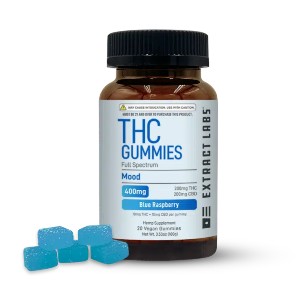 Delta 9 Gummies | Mood | Blue Raspberry