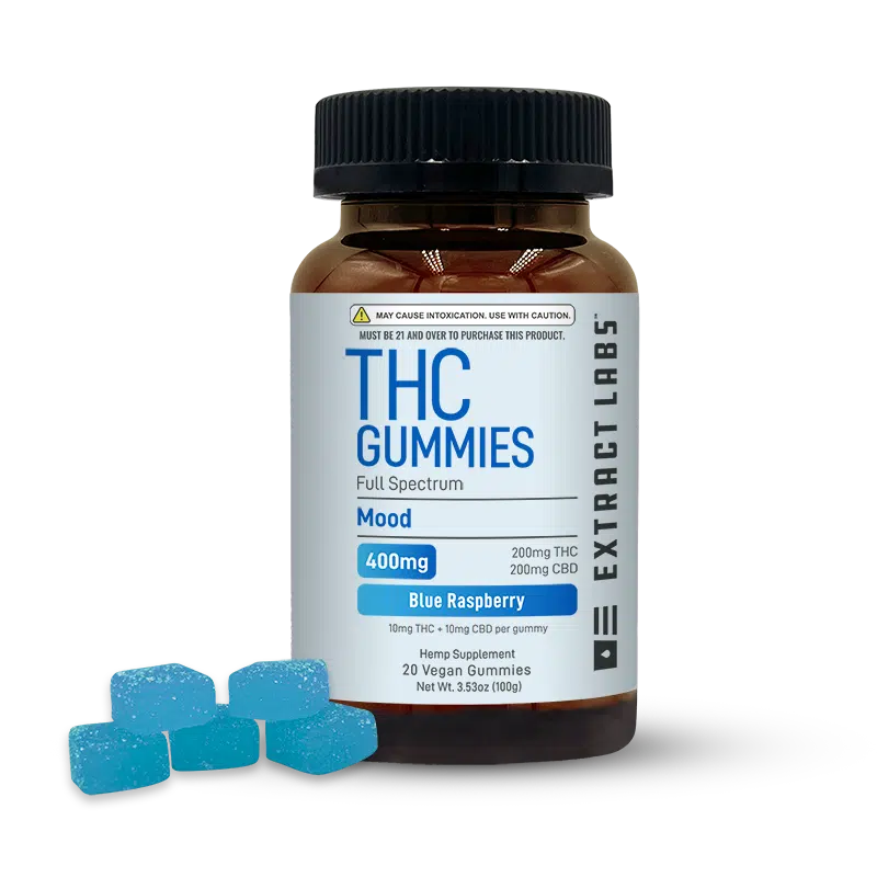 Delta 9 Gummies | Mood | Blue Raspberry