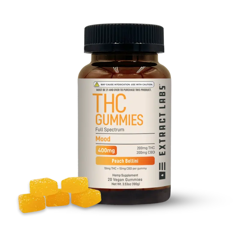 Delta 9 Gummies | Mood | Peach Bellini