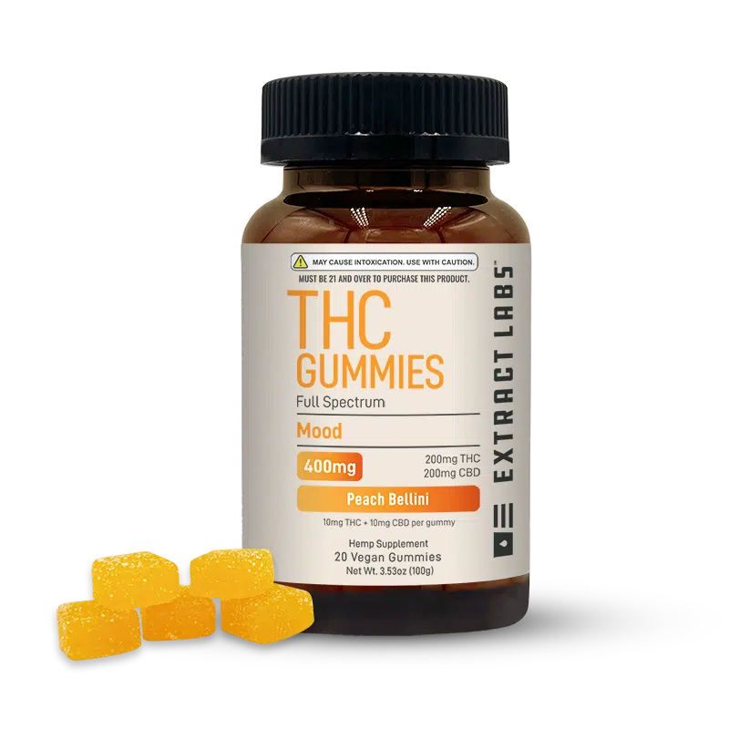 Delta 9 Gummies | Mood | Peach Bellini