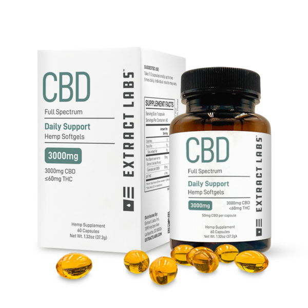 CBD Capsules | Daily Support | 3000mg