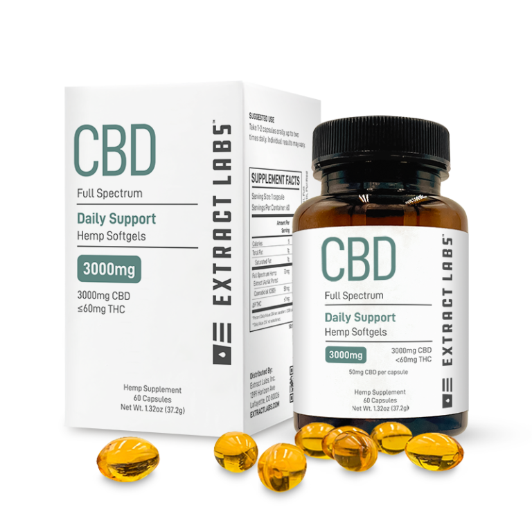 CBD Capsules | Daily Support | 3000mg