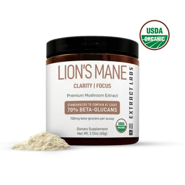 Organic Lion's Mane Mushroom Extract Powder