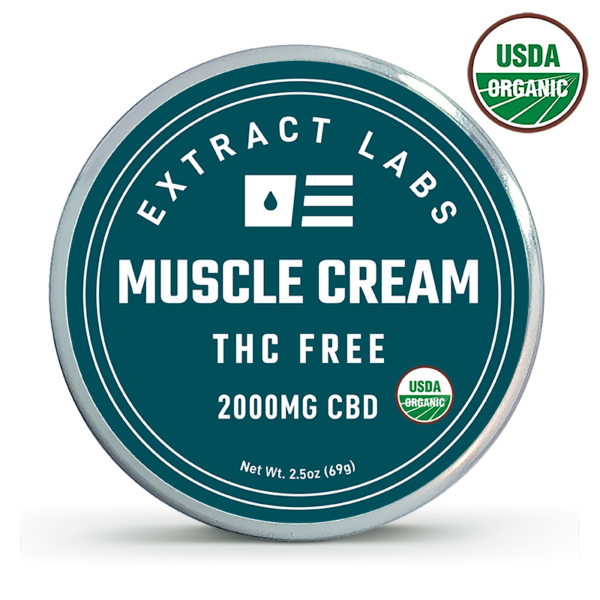 Organic THC Free CBD Muscle Cream