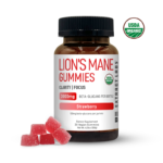 Organic Lion’s Mane Gummies | Focus | Strawberry