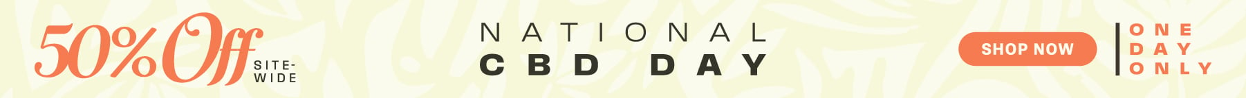 Extract Labs CBD Day 2026 50% Off everything sale