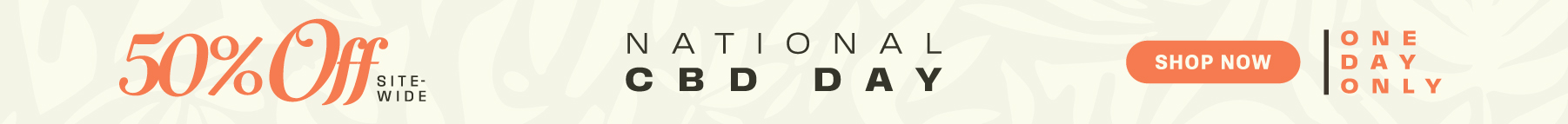 Extract Labs CBD Day 2026 50% Off everything sale