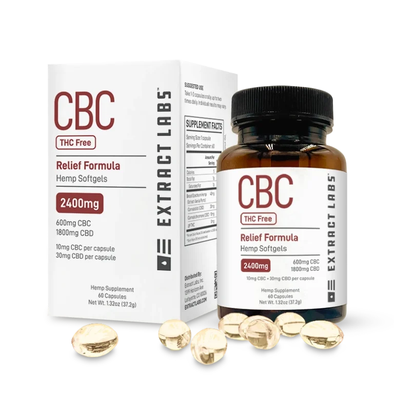 CBC Capsules | Relief Formula | THC Free