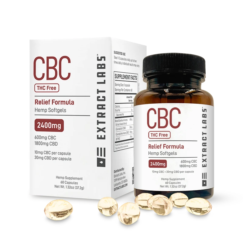 CBC Capsules | Relief Formula | THC Free