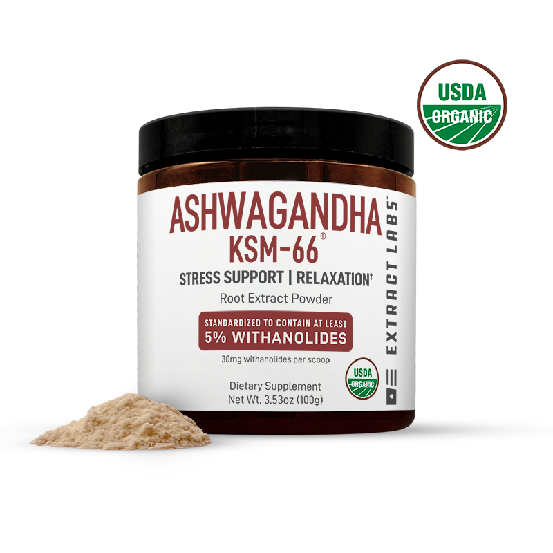 Organic KSM-66 Ashwagandha® Root Extract Powder