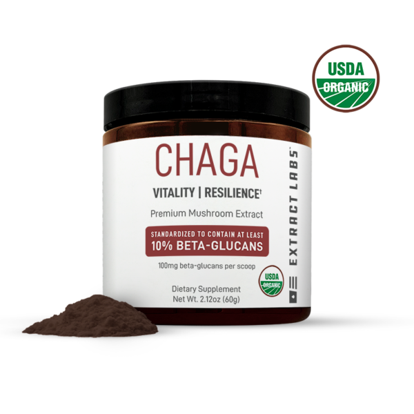 Organic Chaga Mushroom Extract Powder