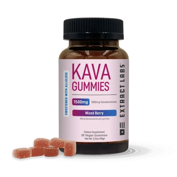 Sweetened With Allulose Kava Gummies | Mixed Berry
